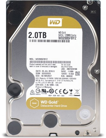 Western Digital Gold 3.5" 2000 GB ATA serial III