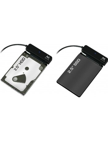 Ewent EW7075 cabo de interface adaptador de género USB 3.1 Gen1 Type-C SATA Preto