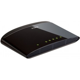 D-Link DES-1005D Não-gerido Fast Ethernet (10 100) Preto