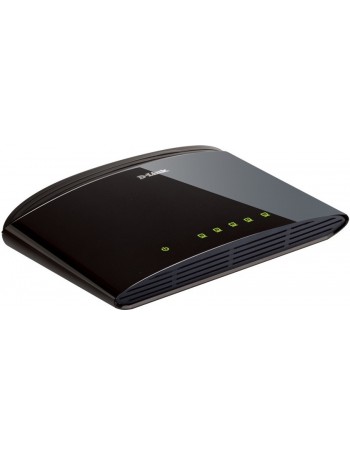 D-Link DES-1005D Não-gerido Fast Ethernet (10 100) Preto