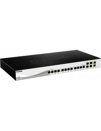 D-Link DXS-1210-16TC comutador de rede Gerido L2 10G Ethernet (100 1000 10000) Preto