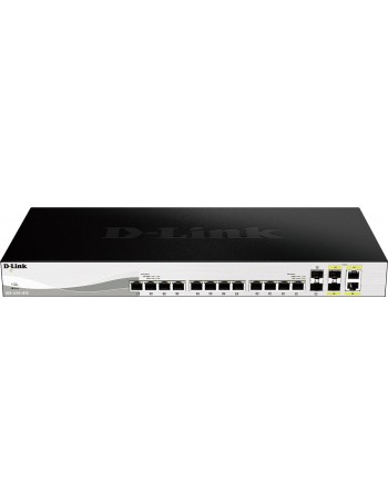 D-Link DXS-1210-16TC comutador de rede Gerido L2 10G Ethernet (100 1000 10000) Preto