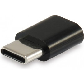 Equip 133472 cabo de interface adaptador de género USB C Micro USB B Preto