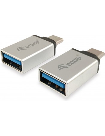 Equip 133473 cabo de interface adaptador de género USB Type C USB Type A Prateado