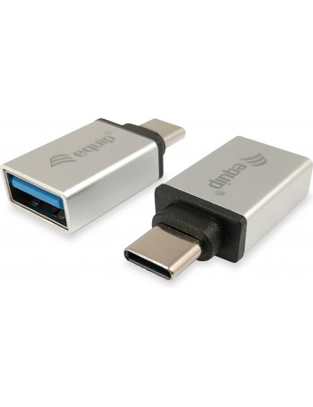Equip 133473 cabo de interface adaptador de género USB Type C USB Type A Prateado