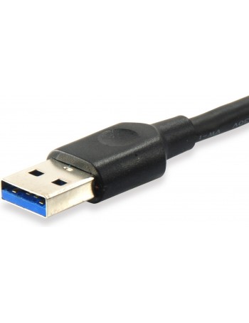 Equip 128343 cabo USB 0,25 m 3.2 Gen 1 (3.1 Gen 1) USB C USB A Preto