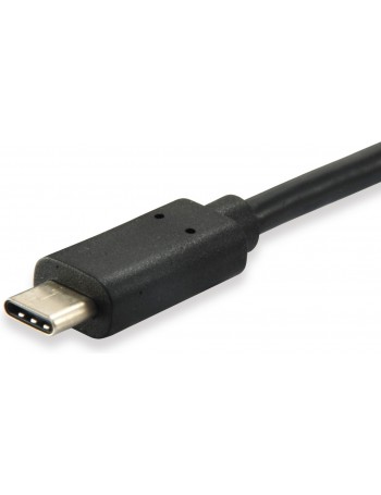 Equip 128343 cabo USB 0,25 m 3.2 Gen 1 (3.1 Gen 1) USB C USB A Preto