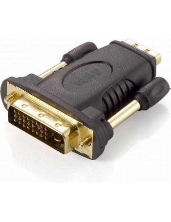 Equip 118908 cabo de interface adaptador de género DVI (24+1) HDMI A Preto