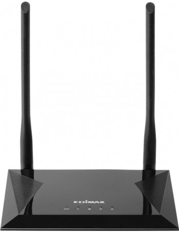 Edimax N300 router sem fios Single-band (2,4 GHz) Fast Ethernet Preto