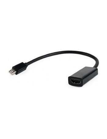 Gembird A-MDPM-HDMIF-02 cabo de interface adaptador de género Mini Displayport HDMI Preto