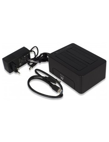 Ewent EW7014 Docking Station para Discos Rígidos Preto