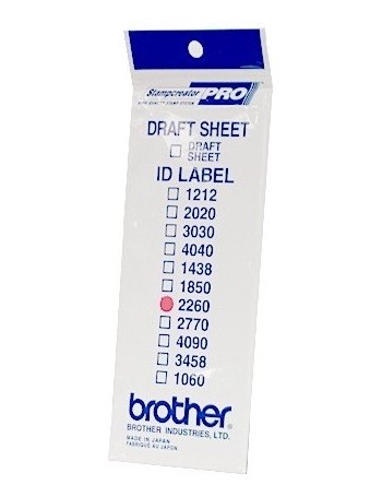 Brother ID2260 etiqueta para impressão