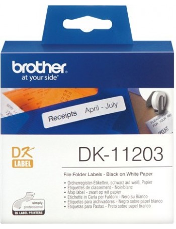 Brother DK-11203 etiquetadora Preto sobre branco