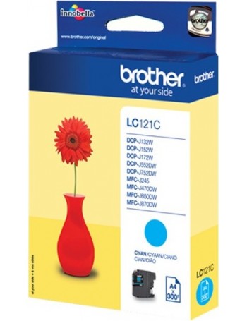 Brother LC-121C tinteiro Original Ciano 1 peça(s)