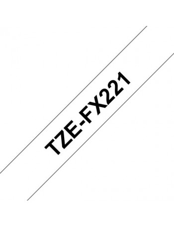Brother TZe-FX221 etiquetadora Preto sobre branco