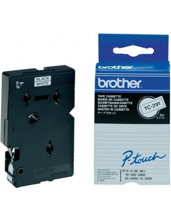 Brother TC-291 etiquetadora Preto sobre branco