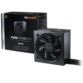 be quiet! Pure Power 11 600W fonte de alimentação 20+4 pin ATX ATX Preto