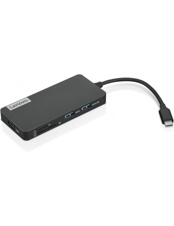 Lenovo GX90T77924 hub de interface USB 3.2 Gen 1 (3.1 Gen 1) Type-C 5000 Mbit s Cinzento