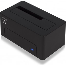 Ewent EW7012 Docking Station para Discos Rígidos USB 3.2 Gen 1 (3.1 Gen 1) Type-B Preto