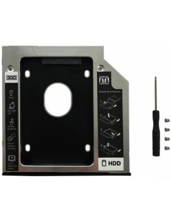3GO HDDCADDY127 acessório para portáteis Caddy notebook HDD SSD