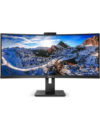 Philips P Line 346P1CRH 00 LED display 86,4 cm (34") 3440 x 1440 pixels UltraWide Quad HD Preto