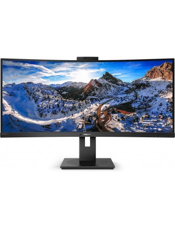 Philips P Line 346P1CRH 00 LED display 86,4 cm (34") 3440 x 1440 pixels UltraWide Quad HD Preto