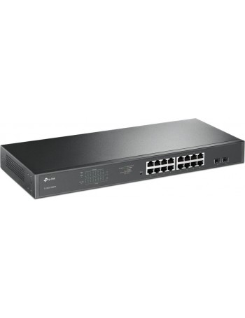 TP-LINK TL-SG1218MPE Gerido Gigabit Ethernet (10 100 1000) Preto Apoio Power over Ethernet (PoE)