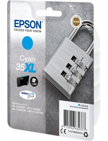 Epson Padlock C13T35924010 tinteiro Original Ciano 1 peça(s)