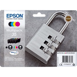 Epson Padlock C13T35864010 tinteiro Original Preto, Ciano, Magenta, Amarelo Embalagem múltipla 1 peça(s)