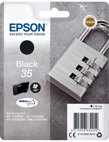 Epson Padlock C13T35814010 tinteiro Original Preto 1 peça(s)