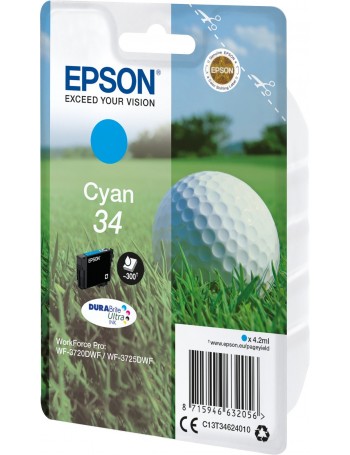 Epson Golf ball C13T34624010 tinteiro Original Ciano 1 peça(s)