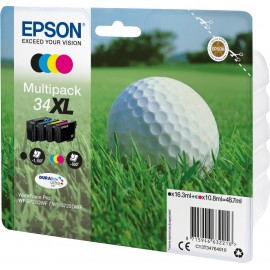 Epson Golf ball C13T34764010 tinteiro Original Preto, Ciano, Magenta, Amarelo Embalagem múltipla 1 peça(s)