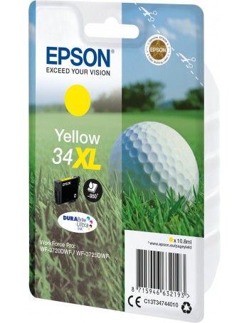 Epson Golf ball C13T34744010 tinteiro Original Amarelo 1 peça(s)