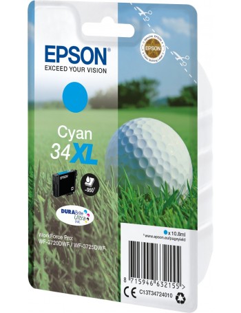 Epson Golf ball C13T34724010 tinteiro Original Ciano 1 peça(s)