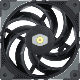 Cooler Master MasterFan SF120M Pasta de computador Ventoinha 12 cm Preto, Cinzento