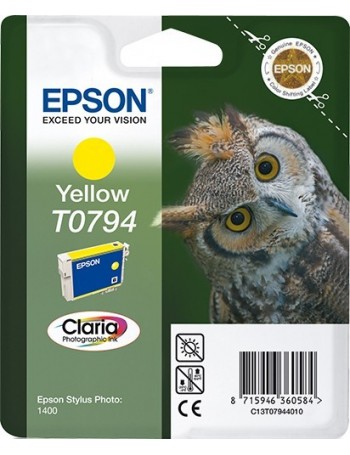 Epson Owl Tinteiro Amarelo T0794 Tinta Claria Photographic