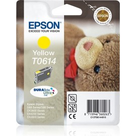 Epson Teddybear Tinteiro Amarelo T0614 Tinta DURABrite Ultra (c alarme RF+AM)