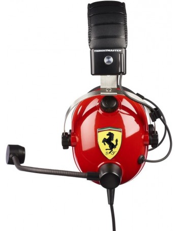 Thrustmaster New! T.Racing Scuderia Ferrari Edition Conjunto de auscultadores e microfone acoplado Fita de cabeça Preto,