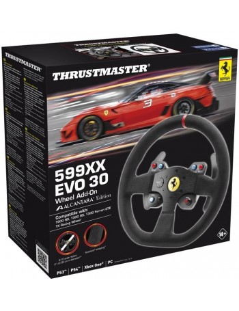 Thrustmaster 599XX EVO 30 Wheel Add-On Alcantara Edition Volante PC,PlayStation 4,Playstation 3,Xbox One Analógio USB Preto