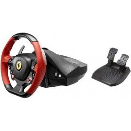 Thrustmaster Ferrari 458 Spider Volante + Pedais Xbox One Preto, Vermelho