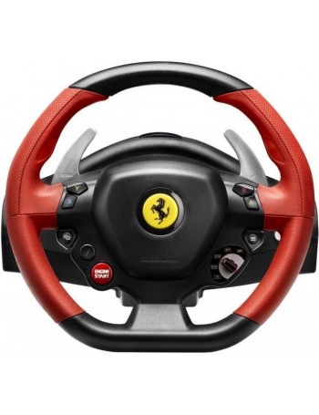 Thrustmaster Ferrari 458 Spider Volante + Pedais Xbox One Preto, Vermelho