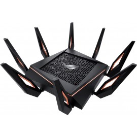 ASUS Rapture GT-AX11000 router sem fios Tri-band (2,4 GHz   5 GHz   5 GHz) Gigabit Ethernet Preto