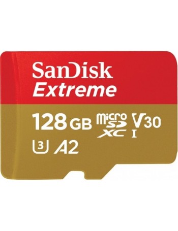 Sandisk 128GB Extreme microSDXC cartão de memória Classe 10