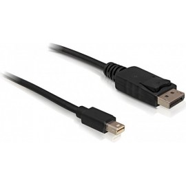 DeLOCK 1m Displayport Cable mini DisplayPort Preto