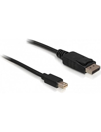 DeLOCK 1m Displayport Cable mini DisplayPort Preto