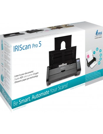 I.R.I.S. IRIScan Pro 5 600 x 600 DPI Scanner ADF Preto A4