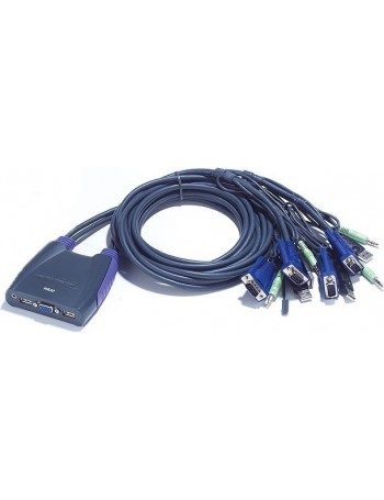 Aten CS64US chaveador KVM Azul