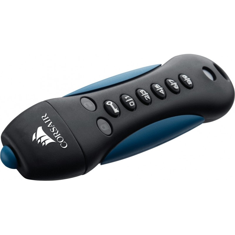 Corsair Padlock 3 64GB unidade de memória USB USB Type-A 3.2 Gen 1 (3.1 Gen 1) Preto, Azul