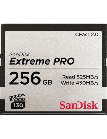 Sandisk Extreme Pro cartão de memória 256 GB CFast 2.0