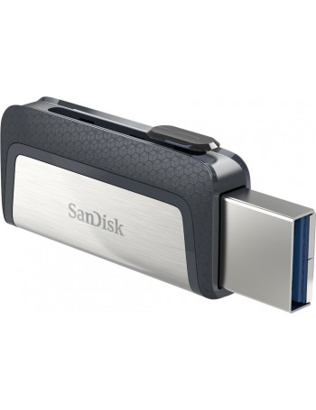 Sandisk Ultra Dual Drive USB Type-C unidade de memória USB 128 GB USB Type-A   USB Type-C 3.2 Gen 1 (3.1 Gen 1) Preto, Prateado